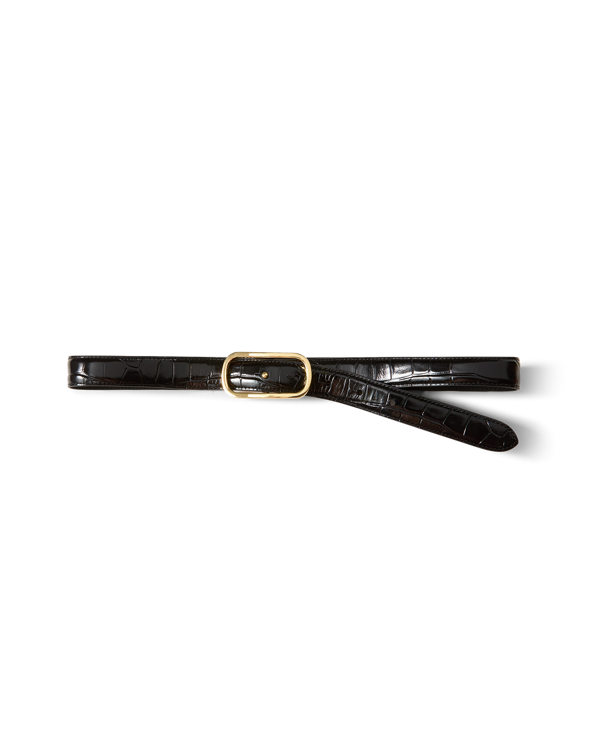 Loop Croc-Embossed Belt - Image 5
