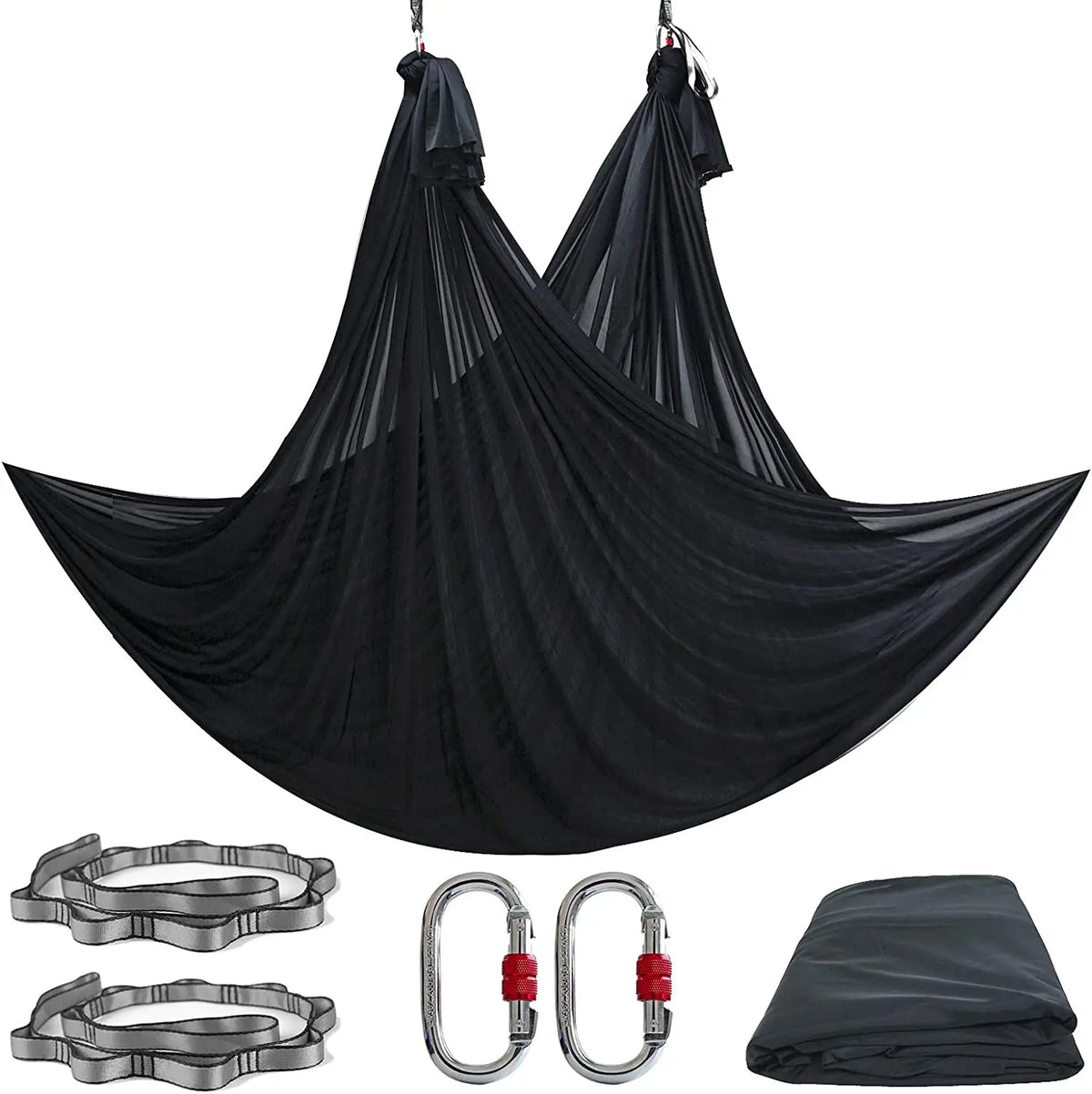 Aerial Yoga Hammock Set - black