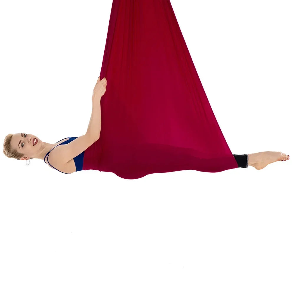 Aerial Yoga Hammock Set - Burgundy