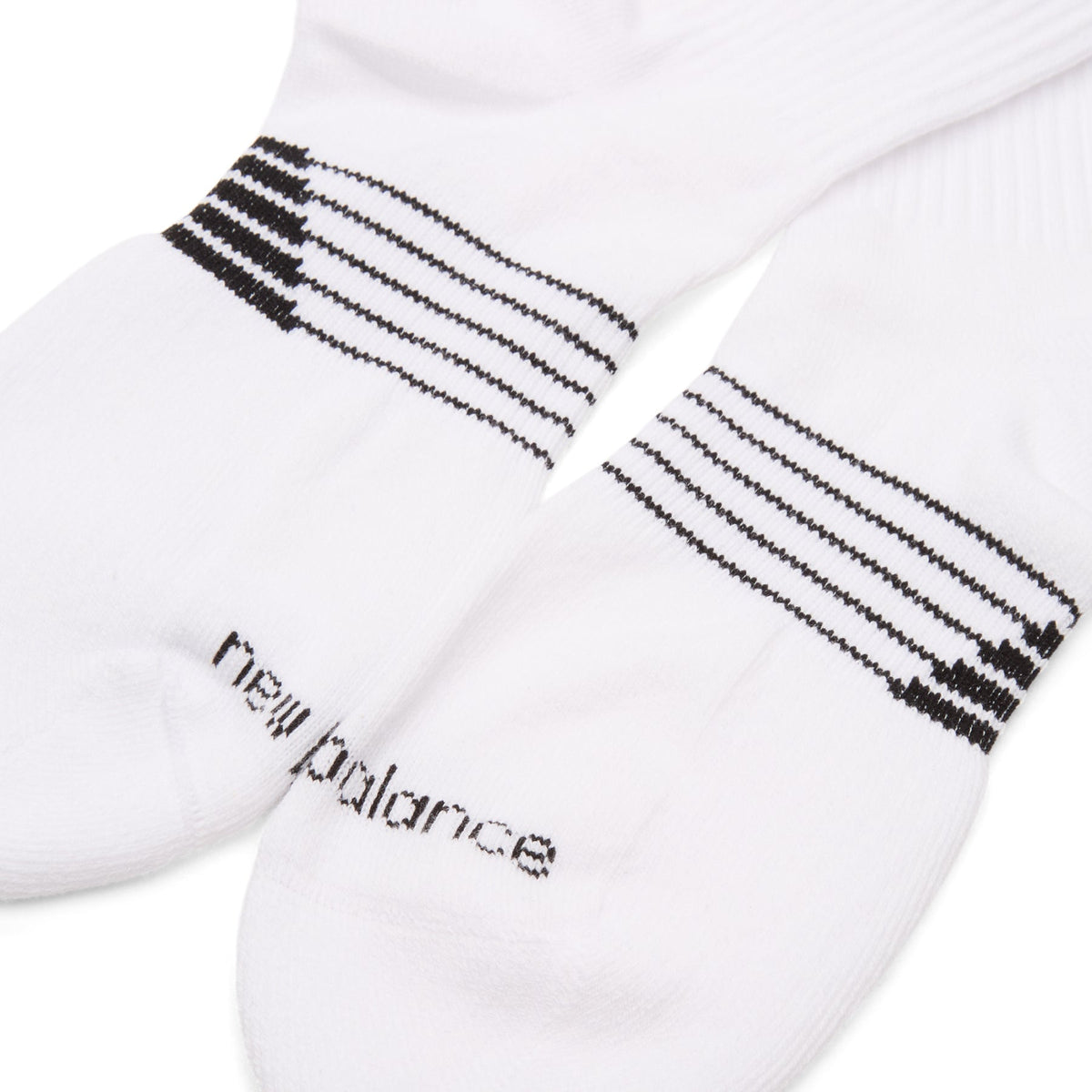 New Balance Active Numeric Crew Socks 3 Pack (White) - Image 4