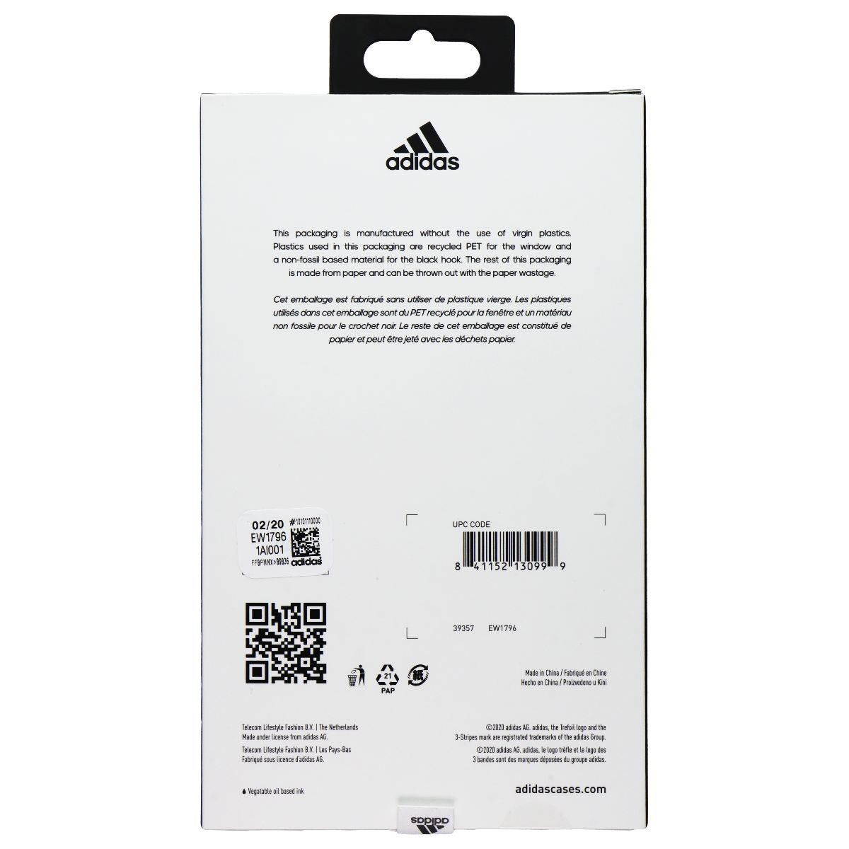 Adidas Eco-Friendly Protective Case for Apple iPhone 11 Pro Max - Purple - New - Image 2