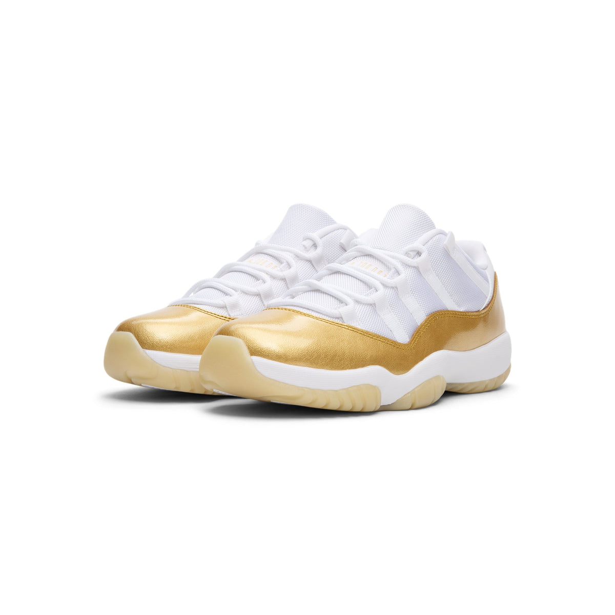 Air Jordan 11 Retro Low "Mother's Day" (White/Metallic Gold-Team Gold) - Image 3