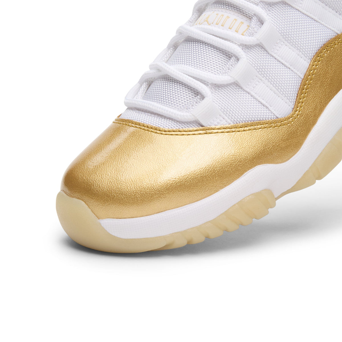 Air Jordan 11 Retro Low "Mother's Day" (White/Metallic Gold-Team Gold) - Image 6