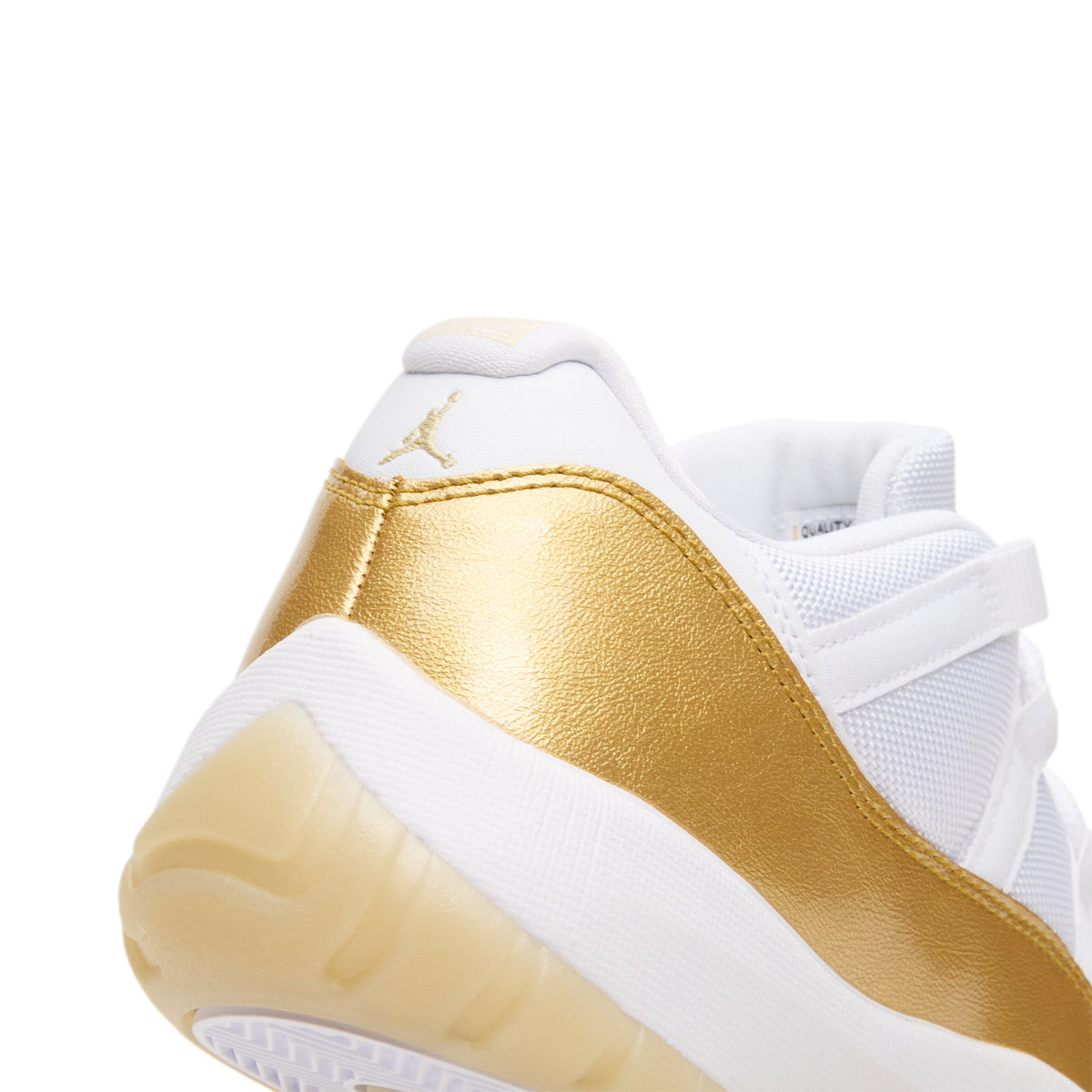 Air Jordan 11 Retro Low "Mother's Day" (White/Metallic Gold-Team Gold) - Image 9