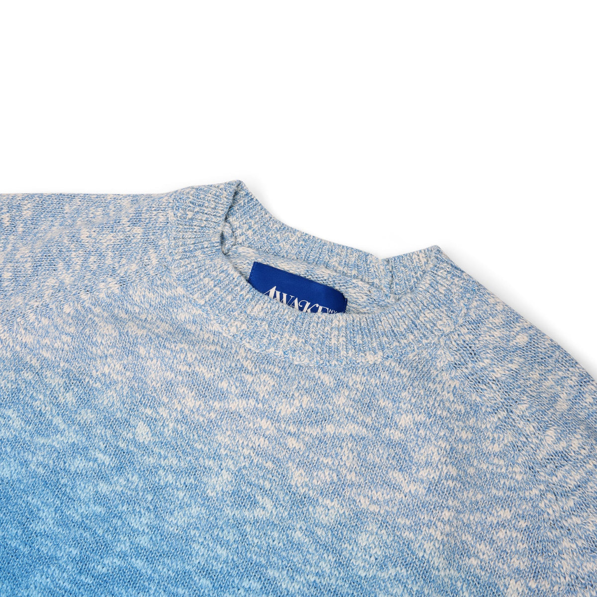 AWAKE Hand Dipped Dyed Sweater (Blue) - Image 3