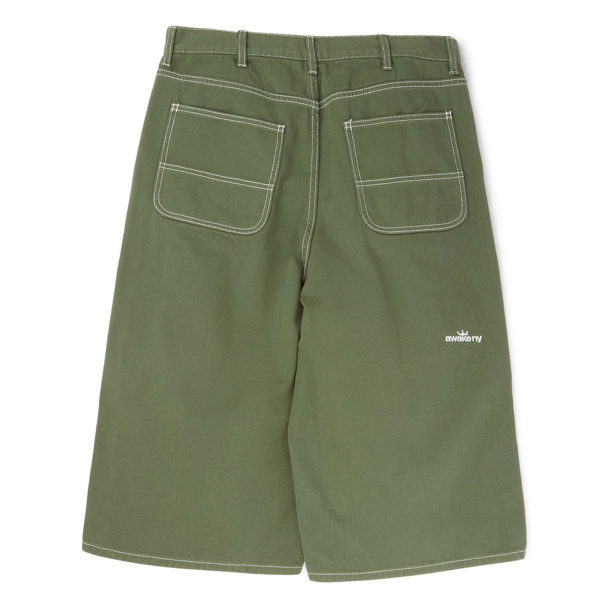 AWAKE Double Knee Jort (Green) - Image 2