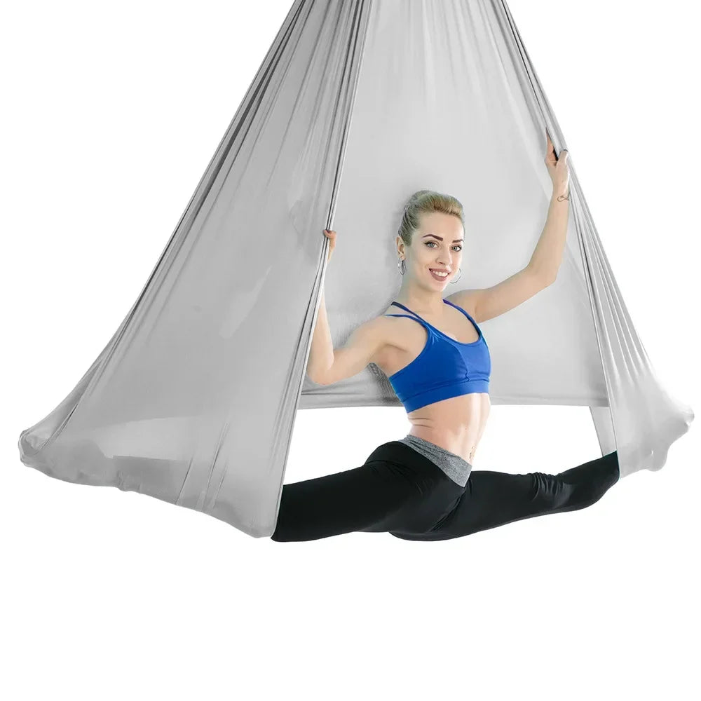 Aerial Yoga Hammock Set - Silver
