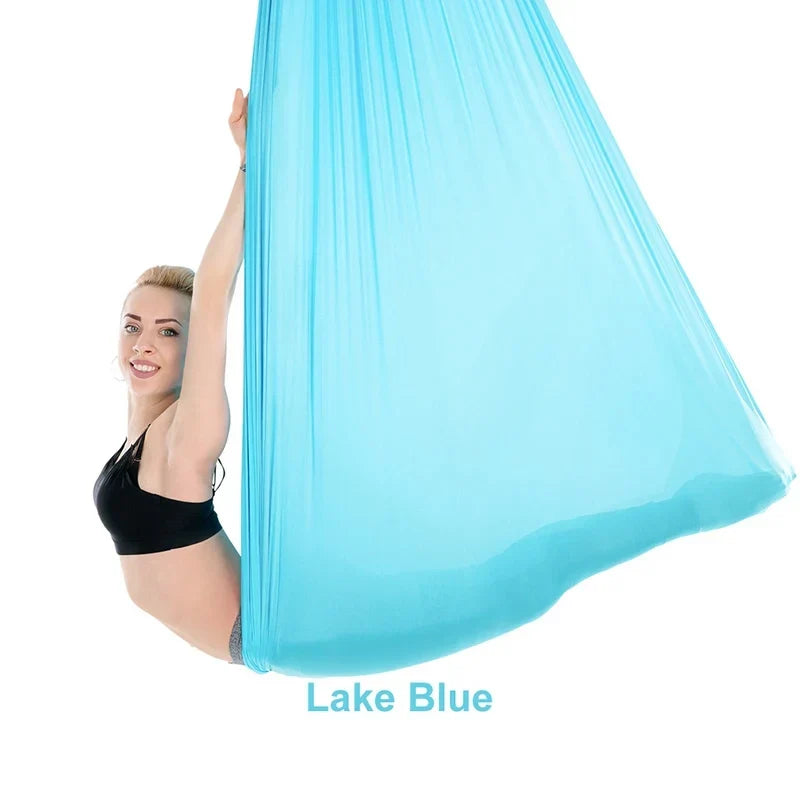 Aerial Yoga Hammock Set - Lake Blue