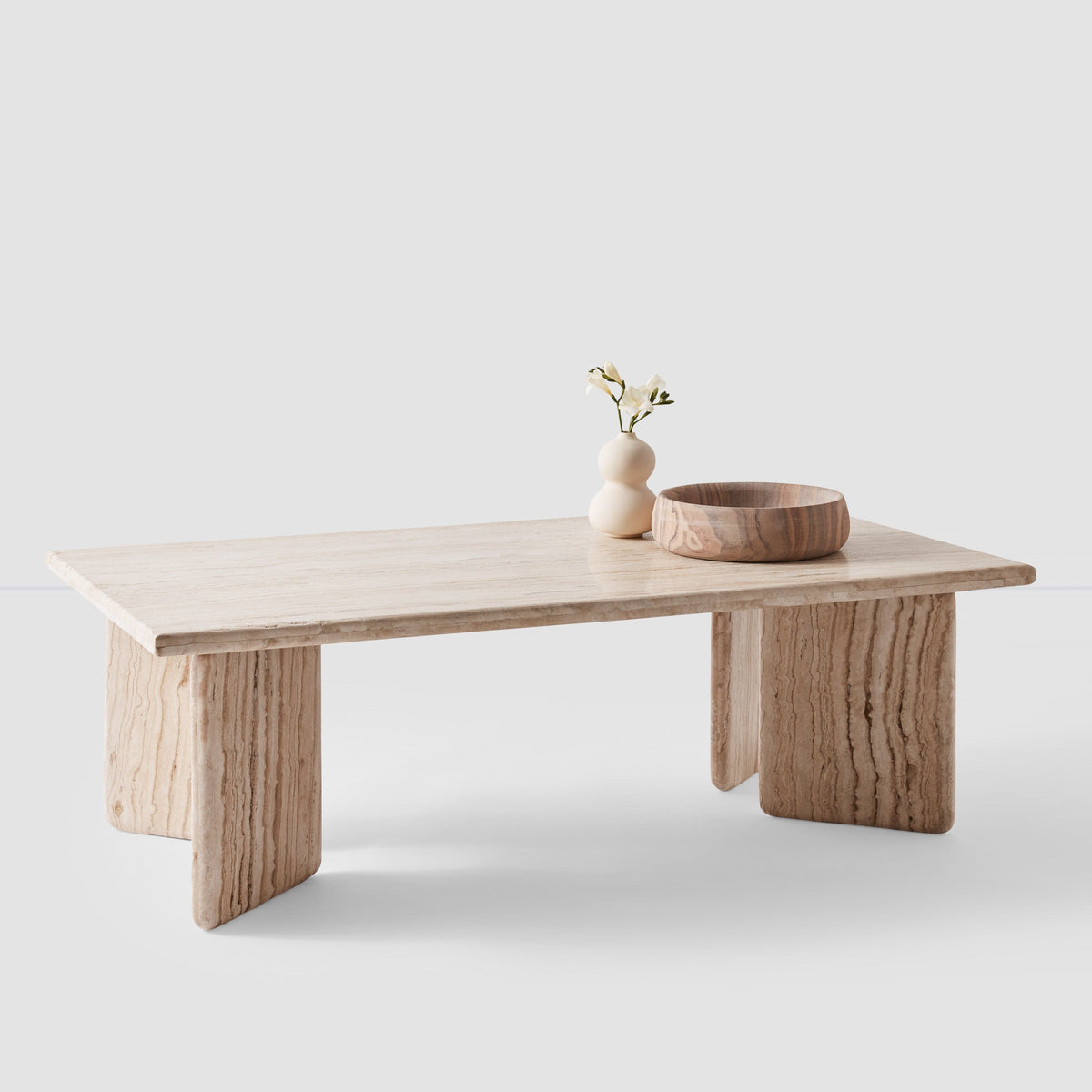 Amata Travertine Coffee Table - Image 5
