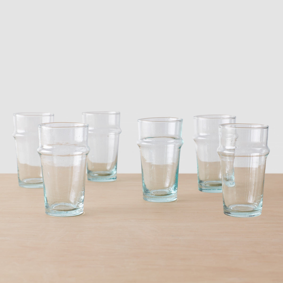 Amina Recycled Tumbler Glasses - 11 oz., Set of 6