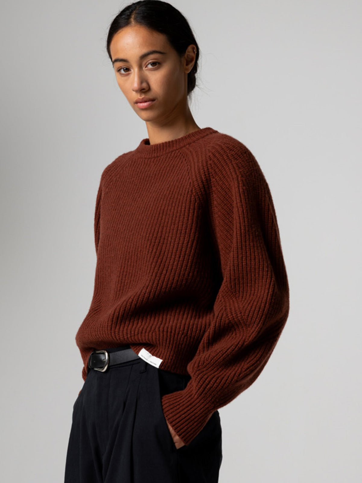 Women's Amy Powney + Finisterre Fisherman Rib Crew Neck Jumper - Image 2
