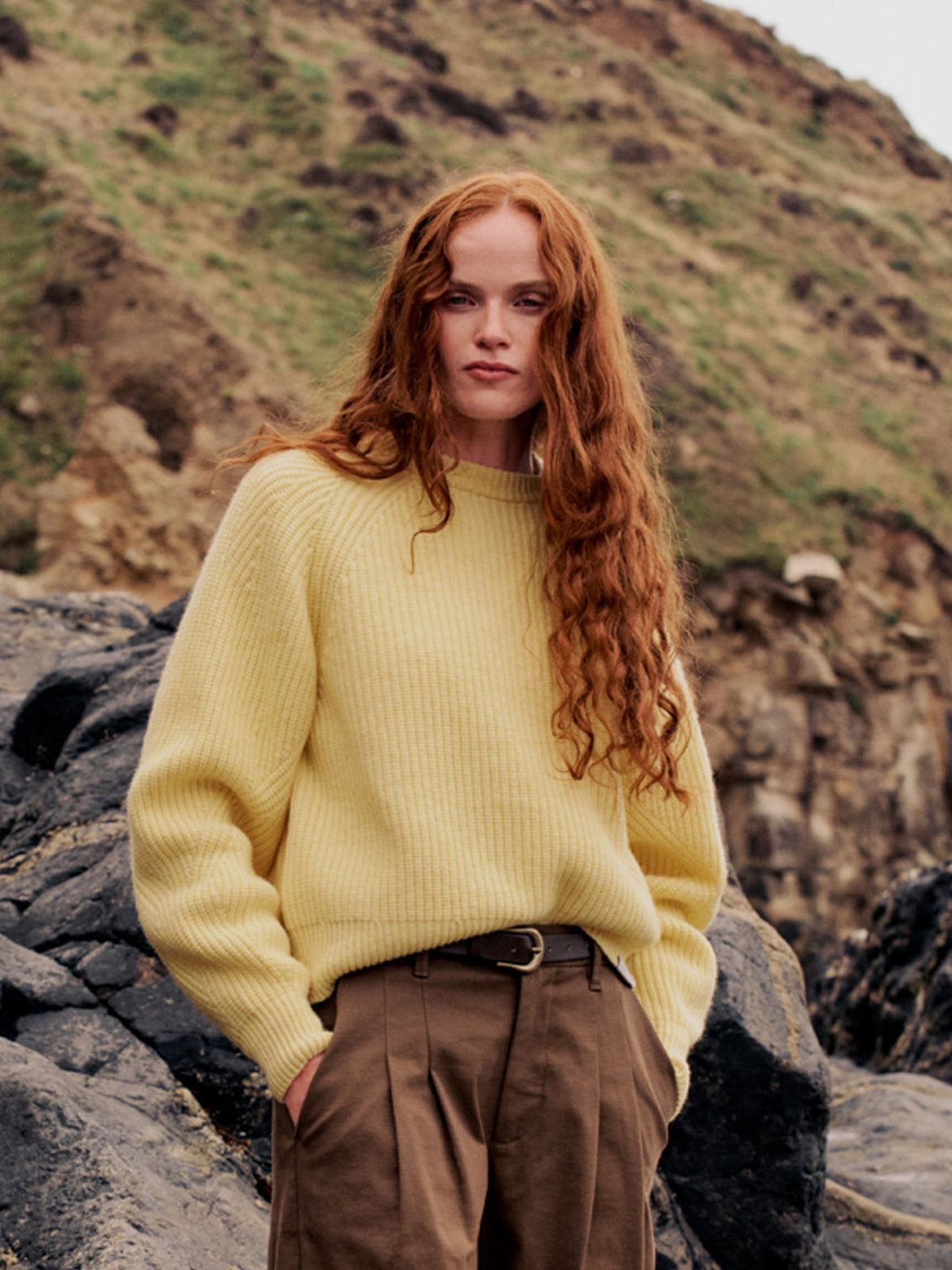 Women's Amy Powney + Finisterre Fisherman Rib Crew Neck Jumper - Image 2