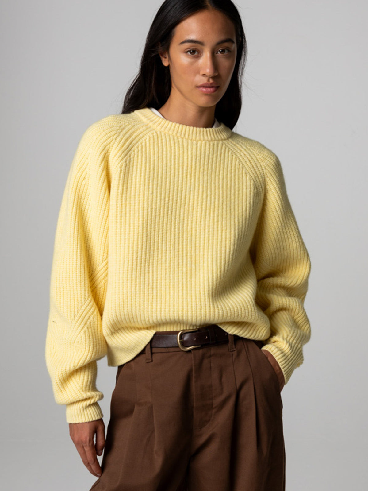Women's Amy Powney + Finisterre Fisherman Rib Crew Neck Jumper - Image 3