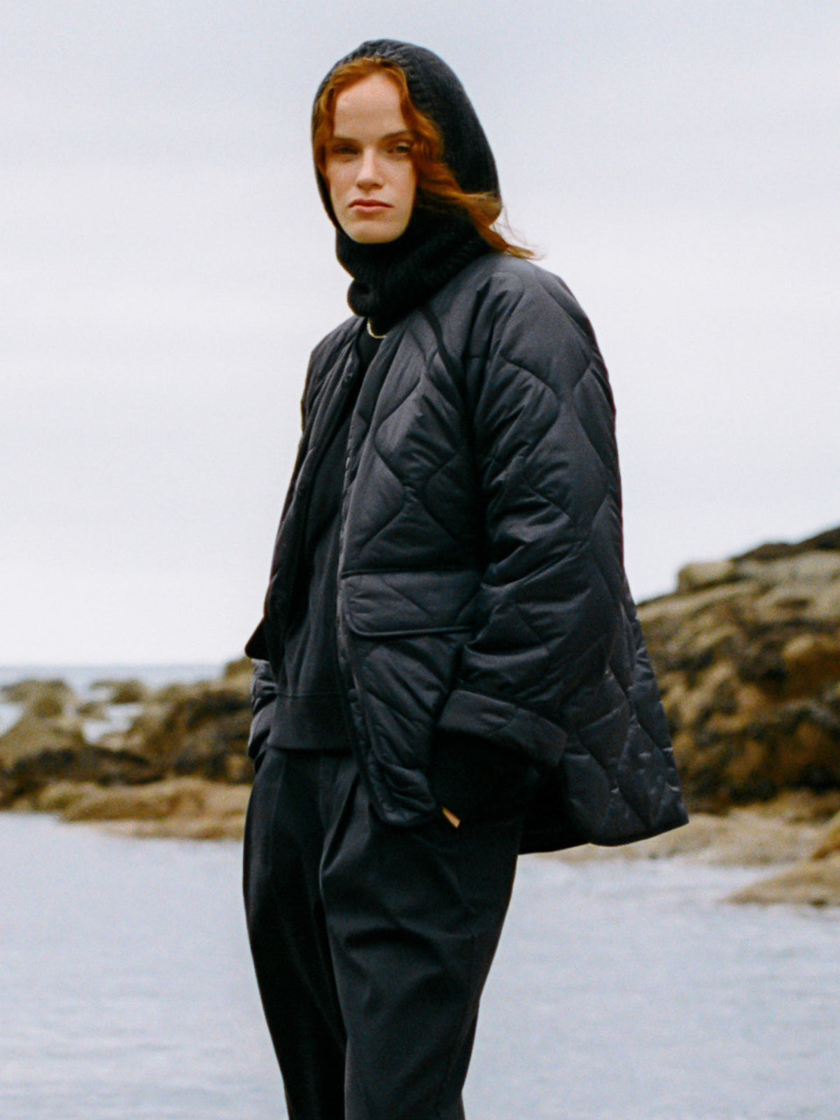 Women's Amy Powney + Finisterre Oversized Quilted Jacket - Image 2