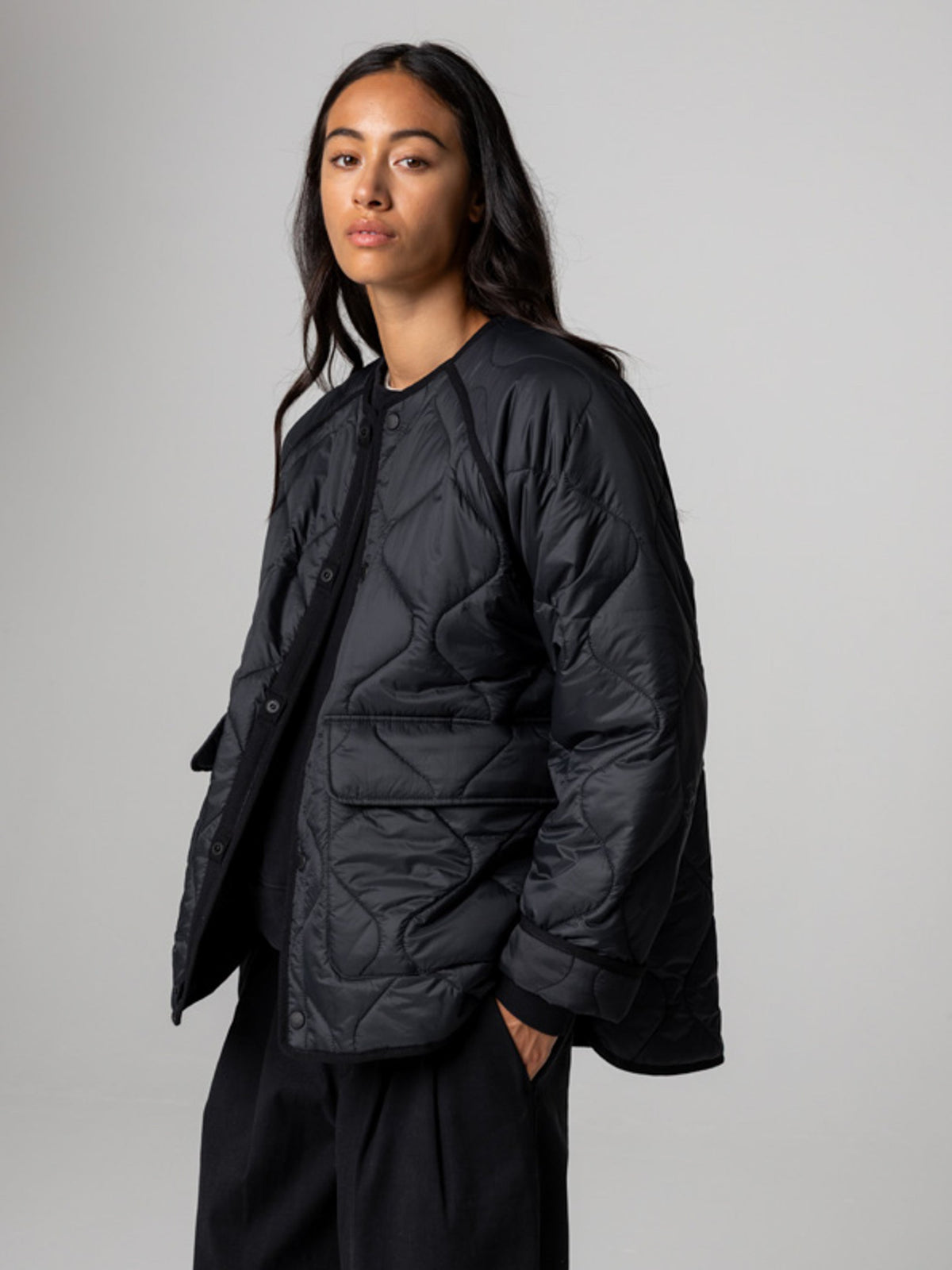 Women's Amy Powney + Finisterre Oversized Quilted Jacket - Image 3