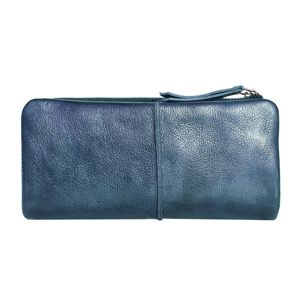 Andi Leather Wallet - Denim