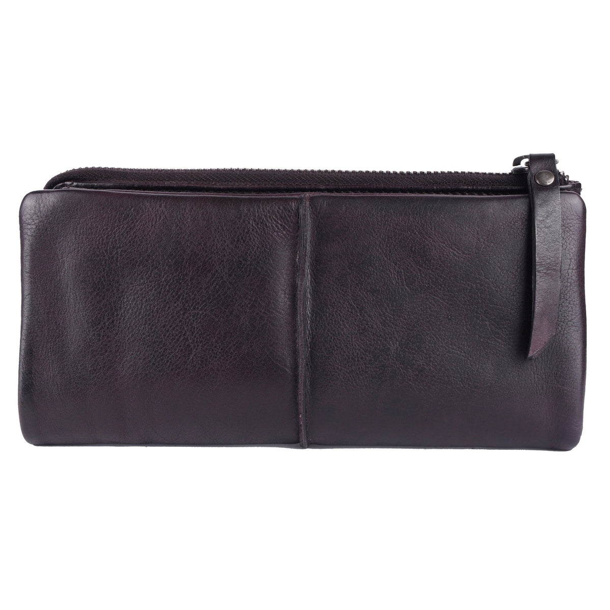 Andi Leather Wallet - Eggplant