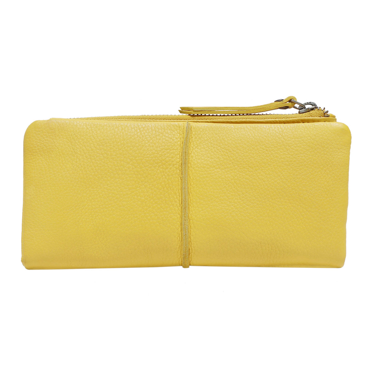 Andi Leather Wallet - Lemon