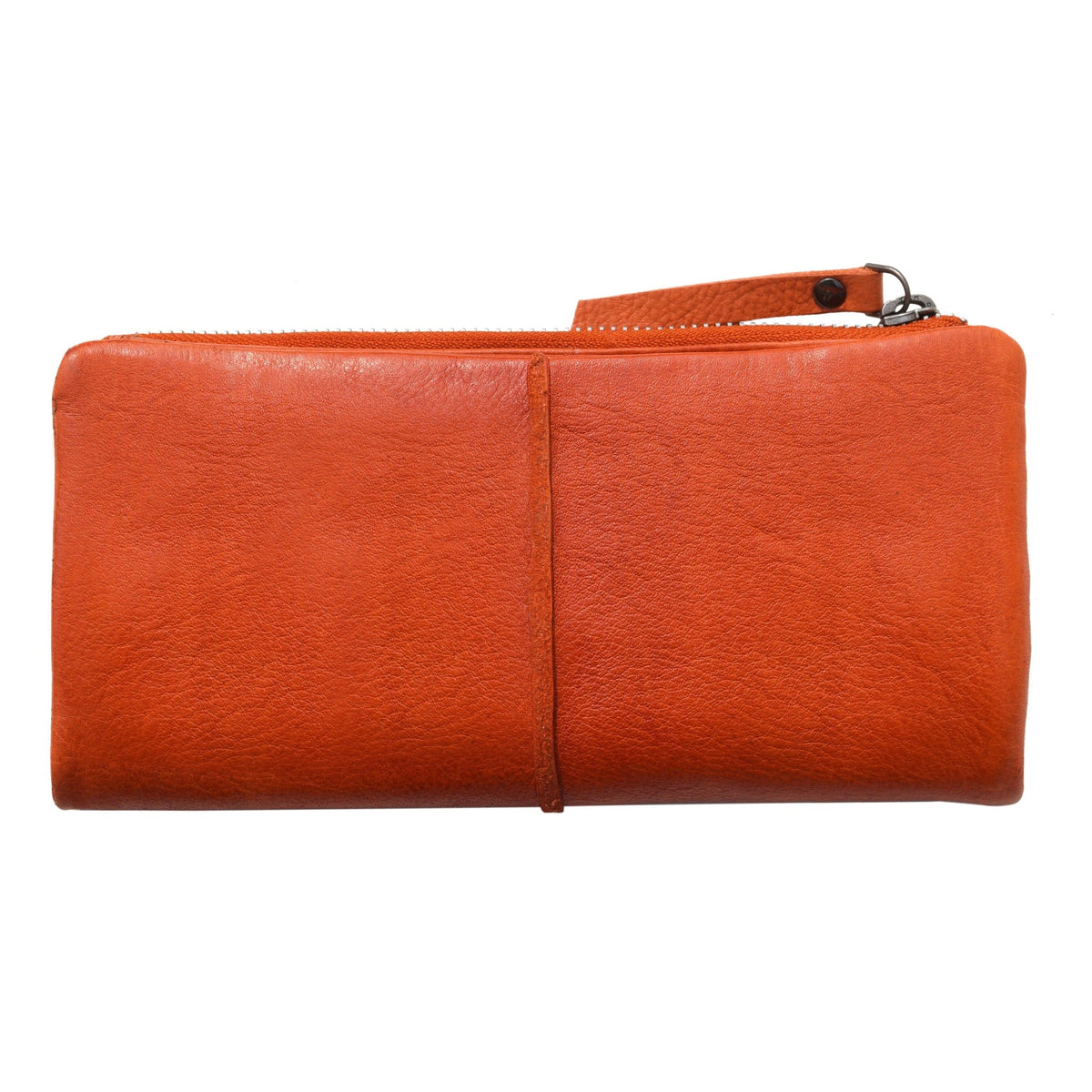 Andi Leather Wallet - Orange