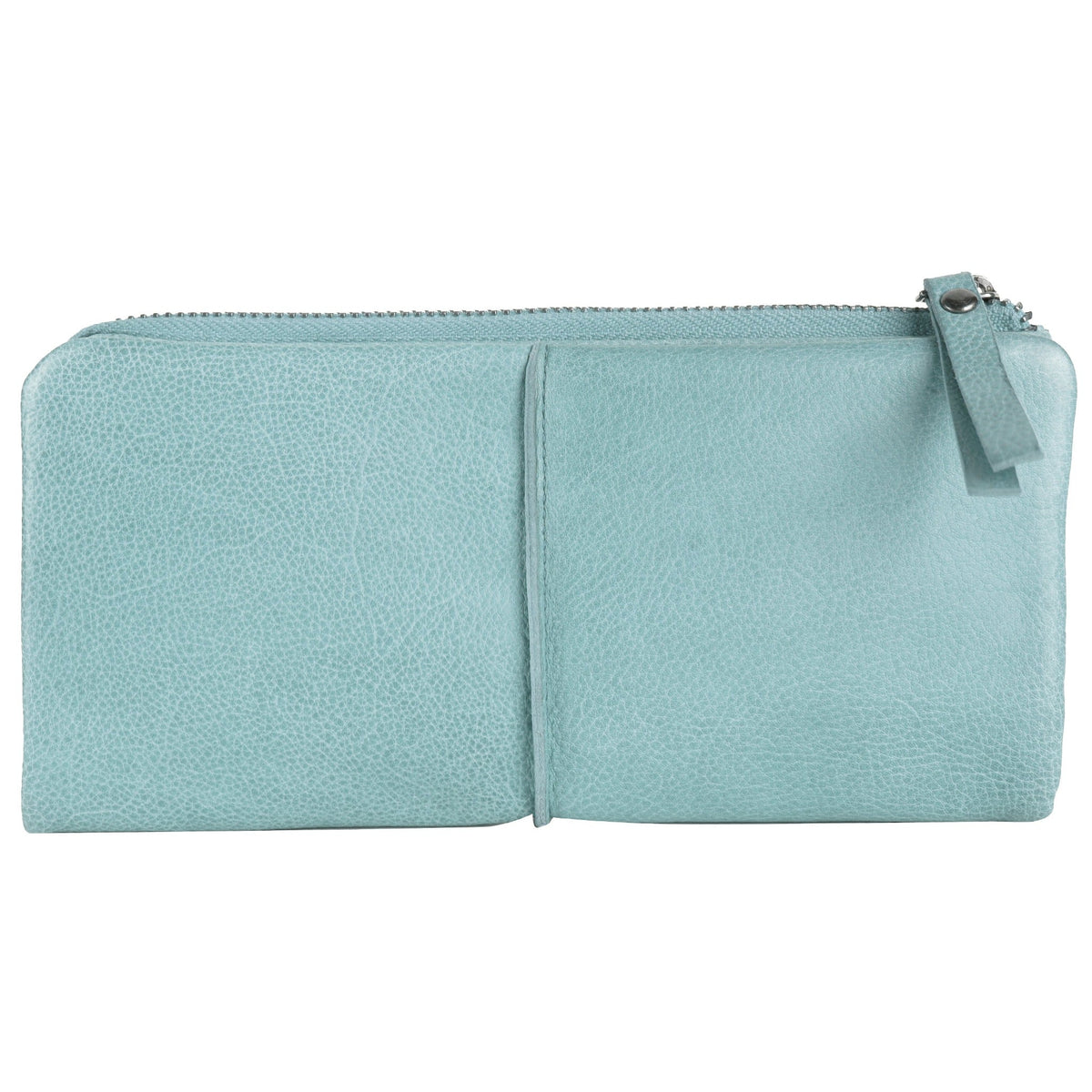 Andi Leather Wallet - Sky Blue