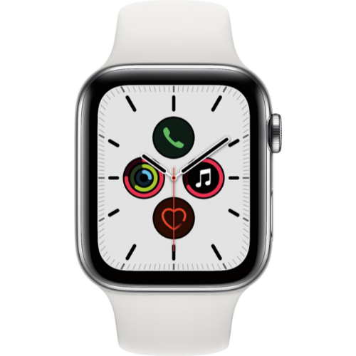 Apple Watch Series 5 40MM (GPS + Cellular) - Silver Stainless Steel - Image 2