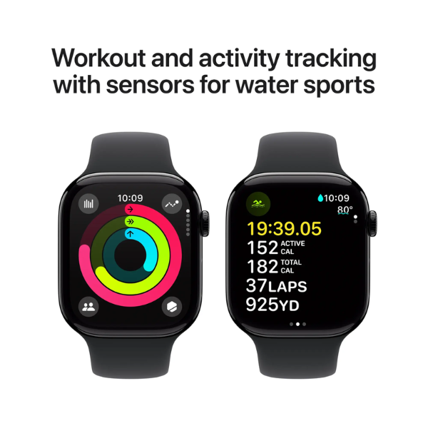 Apple Watch Series 10 42MM Jet Black (GPS + Cellular) - Image 3