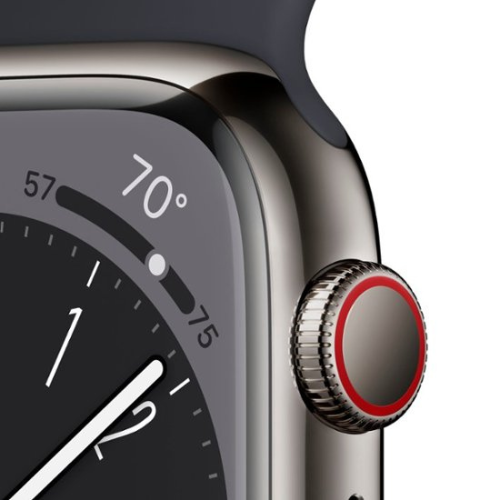 Apple Watch Series 8 45MM (GPS + Cellular) - Graphite Stainless Steel - Image 3