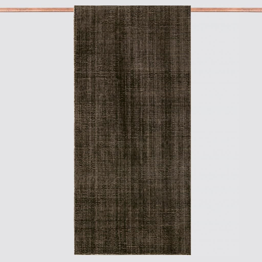 Artha Handwoven Striped Accent Rug - Olive / 2.5' x 8'