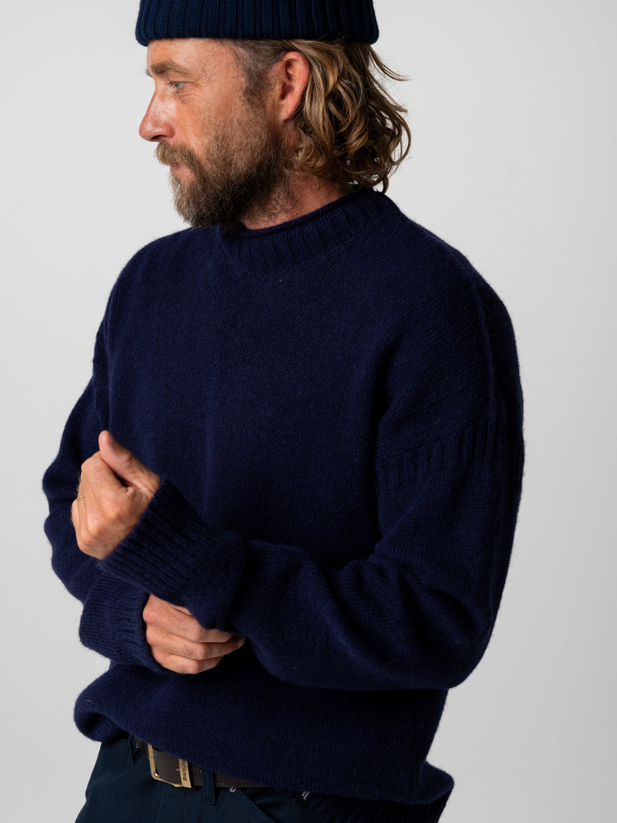 Men's Tolcarne Gansey Jumper - Image 3