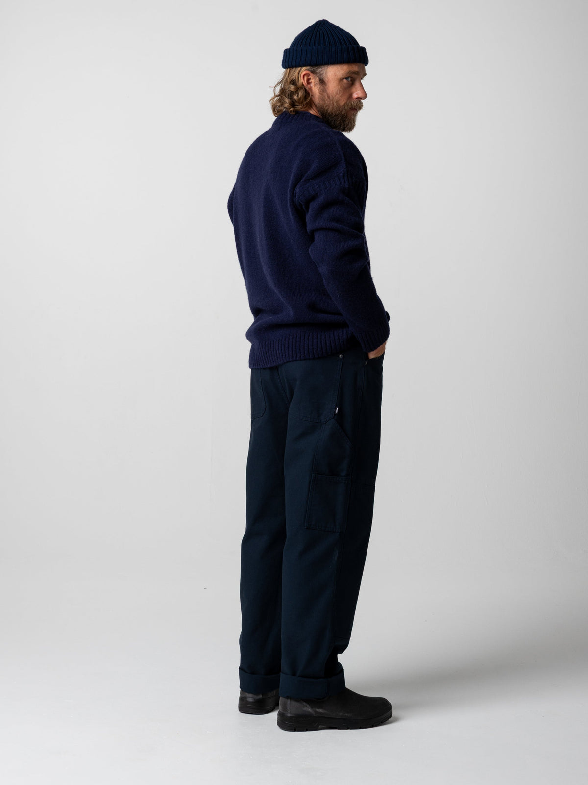 Men's Tolcarne Gansey Jumper - Image 6