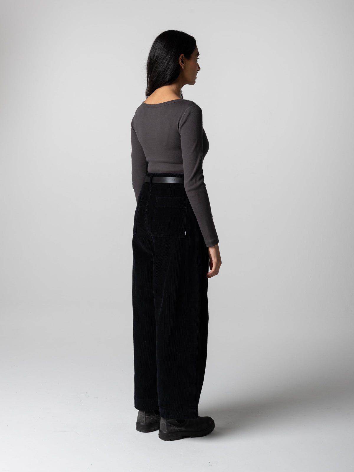 Women's Powes Ribbed Long Sleeve T-Shirt - Image 5