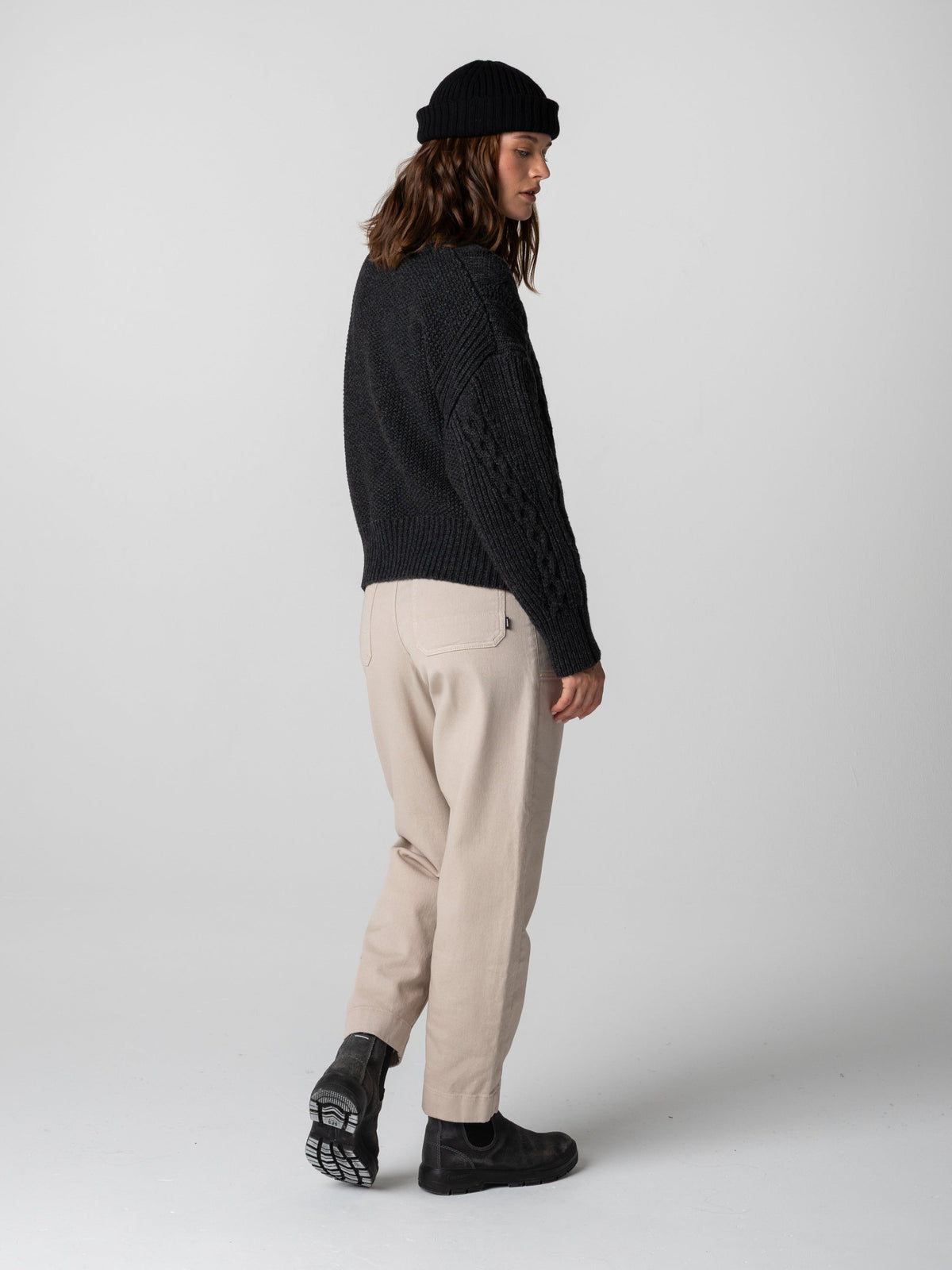 Women's Nova Aran Knit Jumper - Image 5