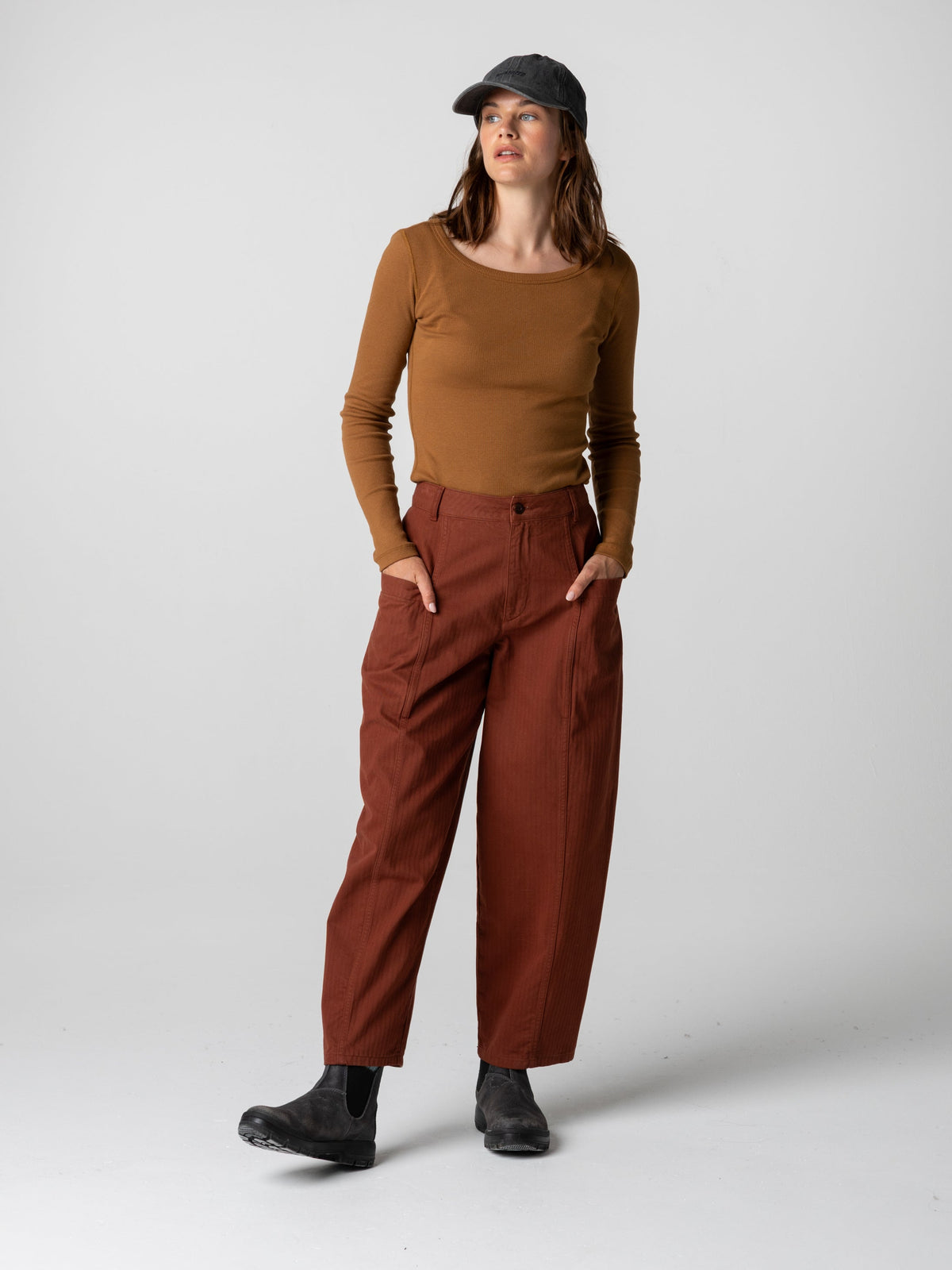 Women's Croft Workwear Barrel Trouser - Image 4