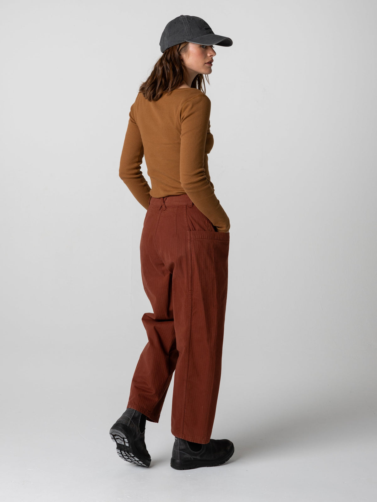 Women's Croft Workwear Barrel Trouser - Image 5