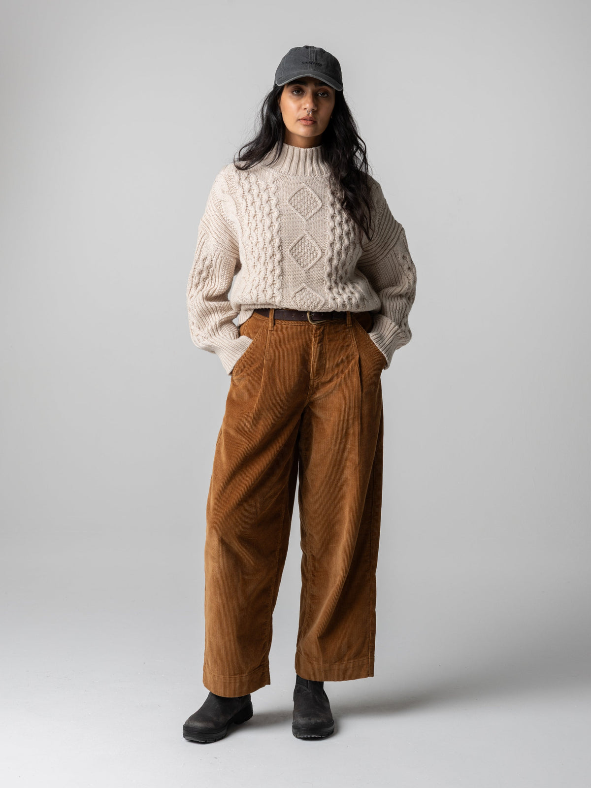 Women's Nova Aran Knit Jumper - Image 4