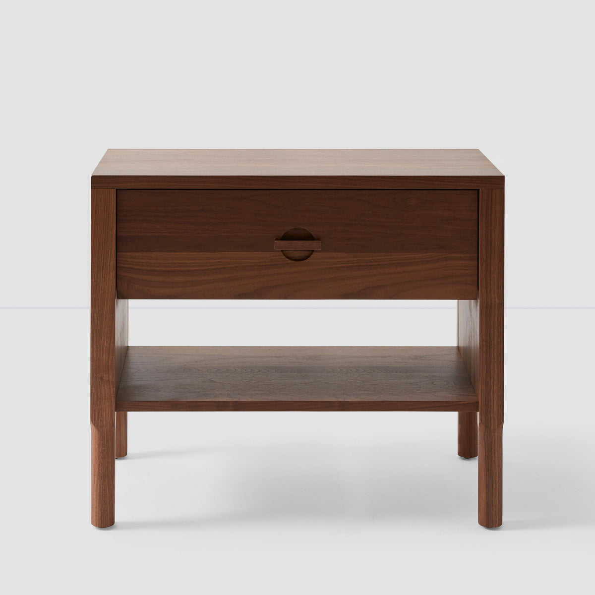 Avon Nightstand - Natural Walnut / Wide