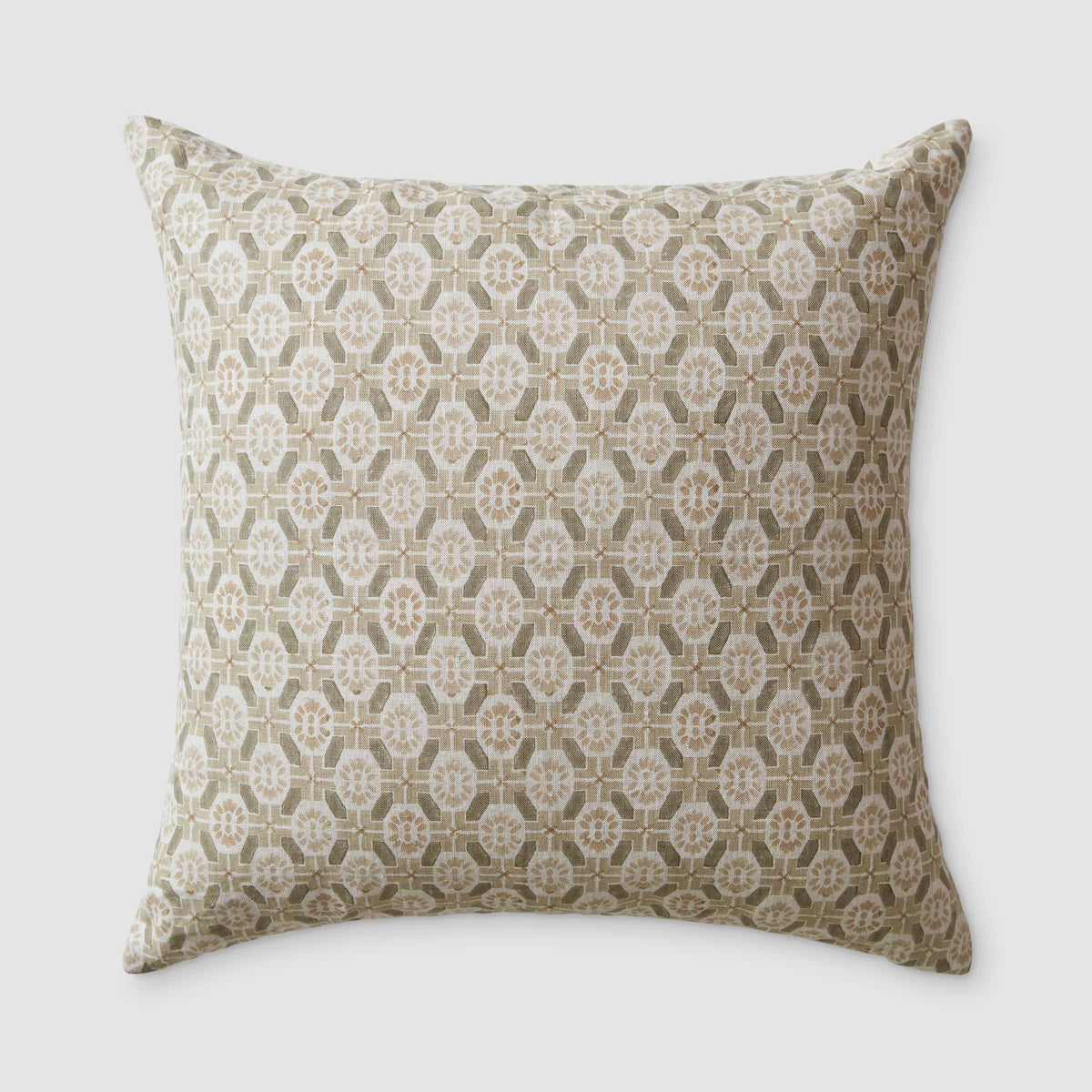 Ayana Block Print Pillow - Sage