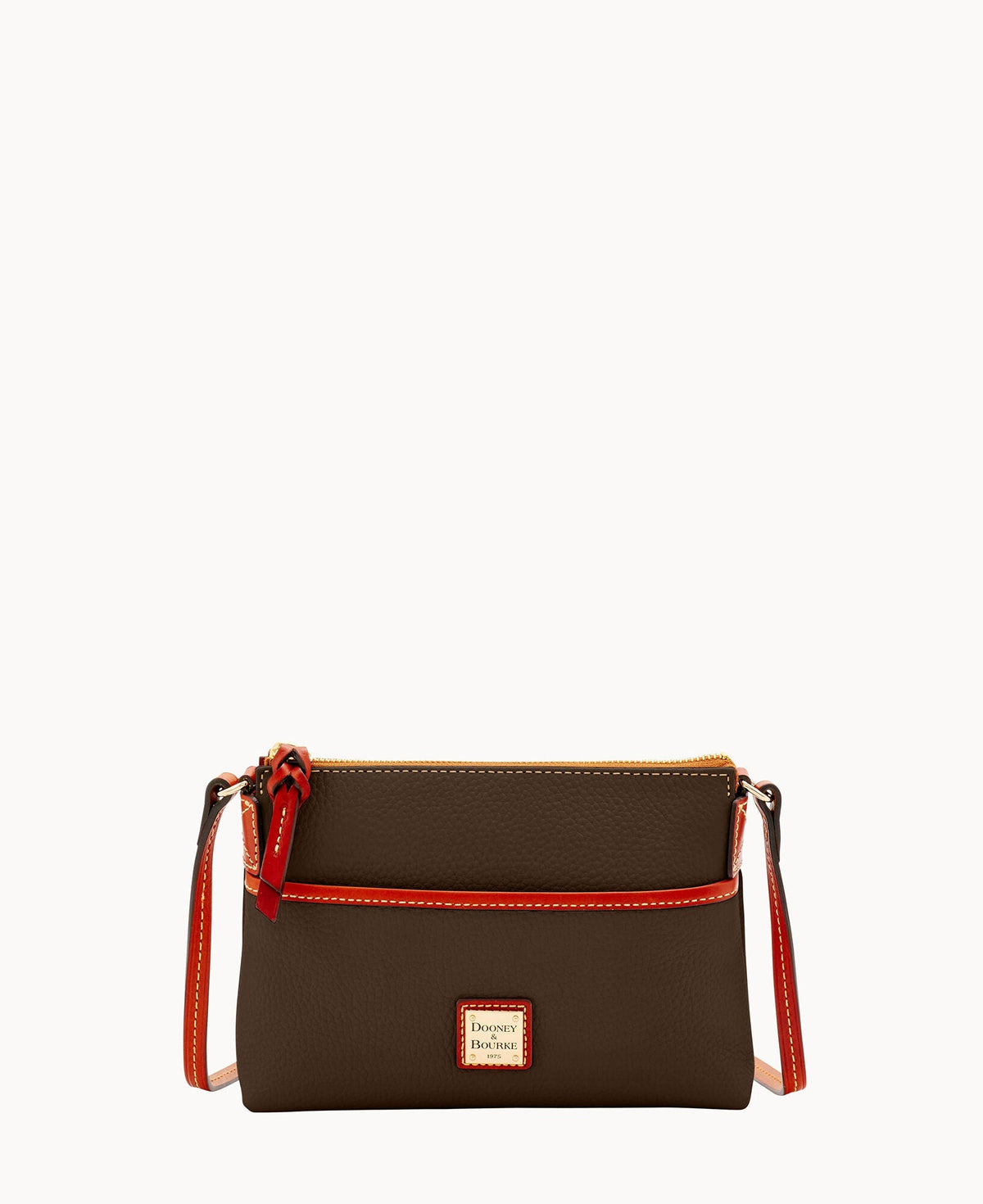 Pebble Grain Ginger Crossbody - Brown Tmoro