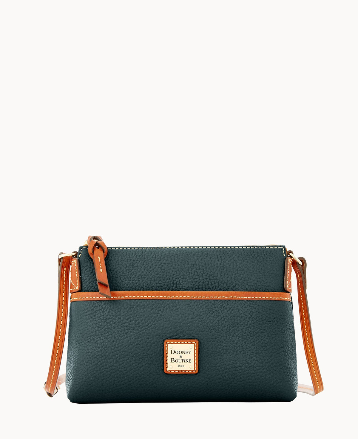 Pebble Grain Ginger Crossbody - Forest