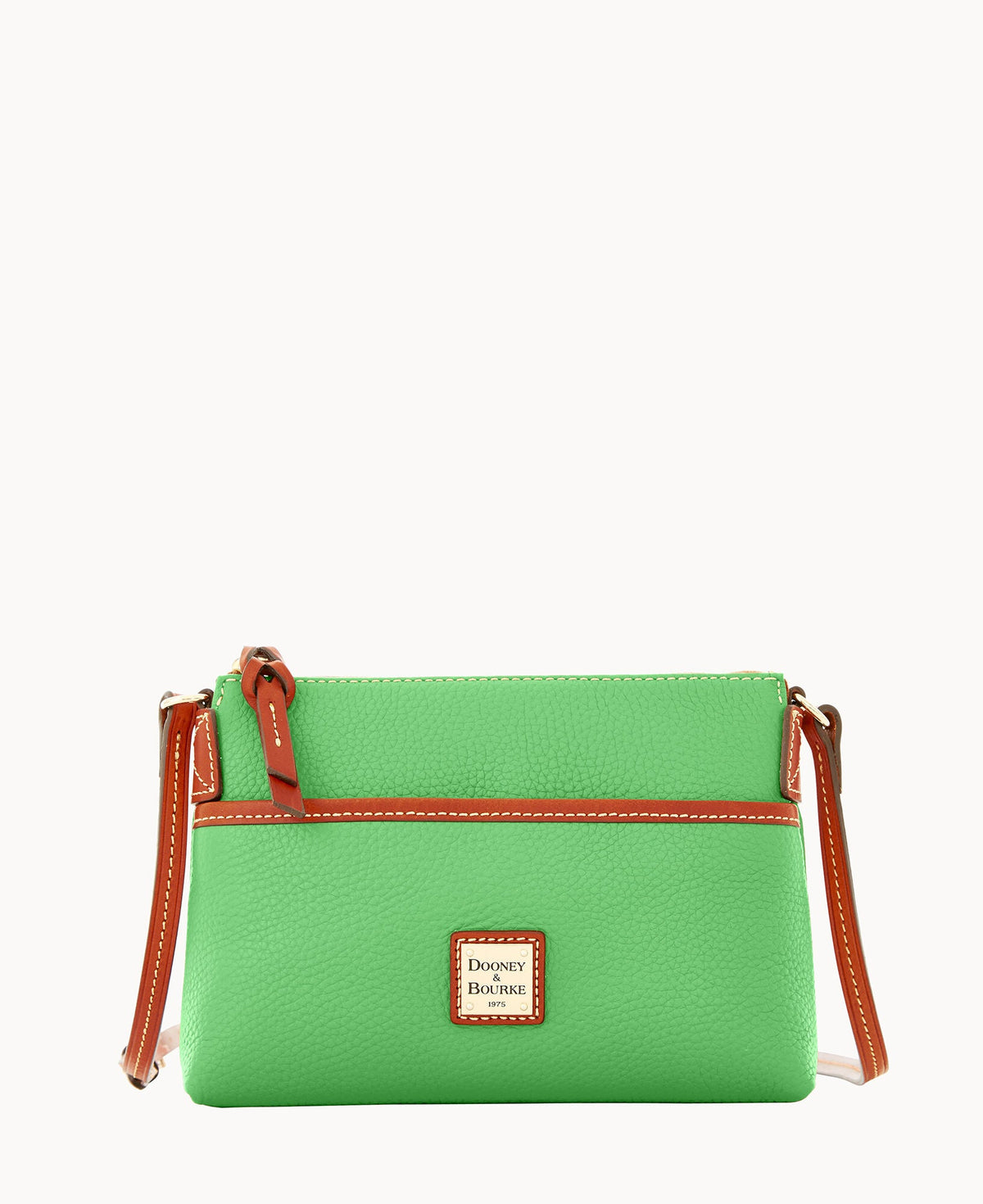 Pebble Grain Ginger Crossbody - Neon Green