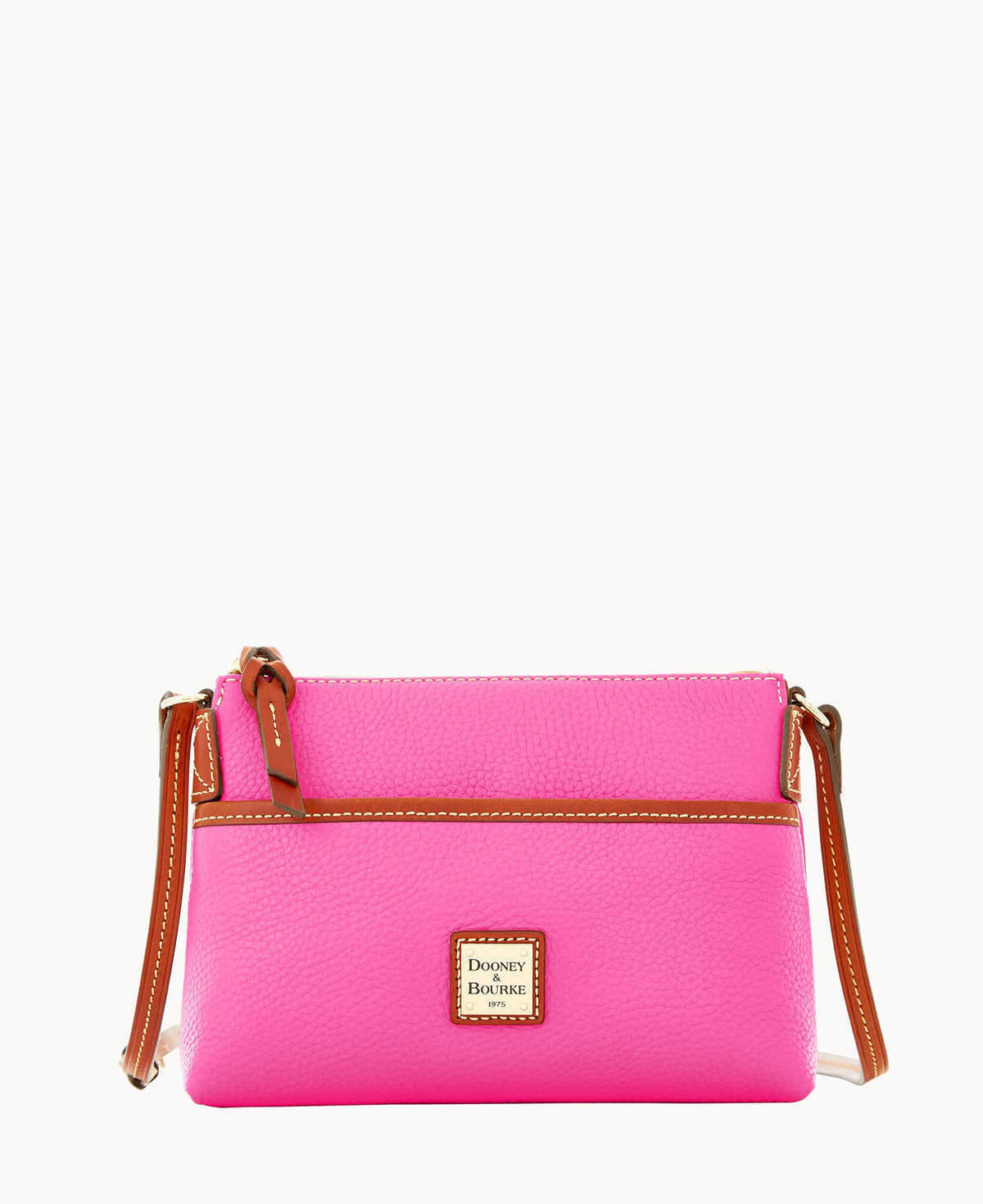 Pebble Grain Ginger Crossbody - Neon Pink