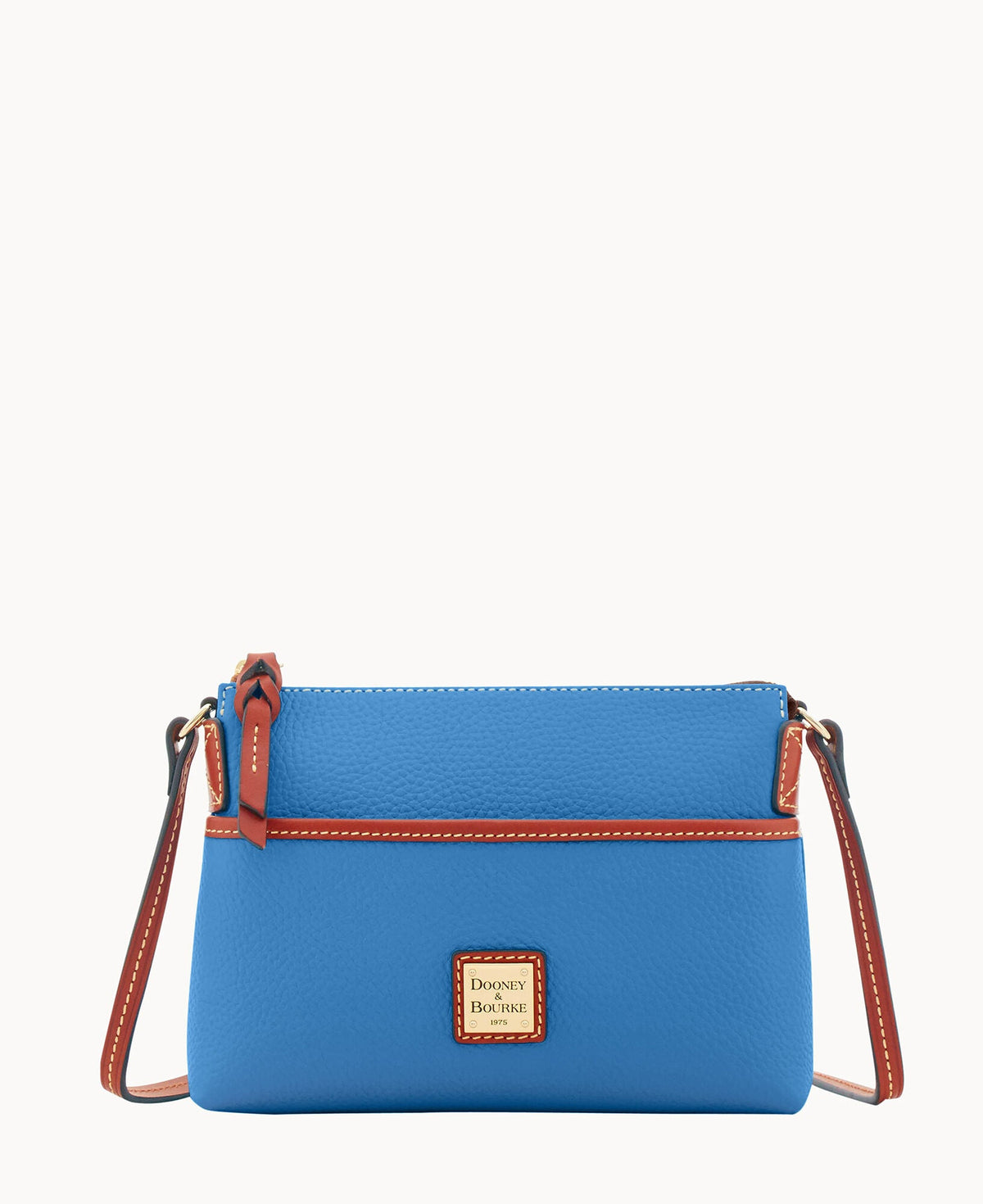 Pebble Grain Ginger Crossbody - Azure