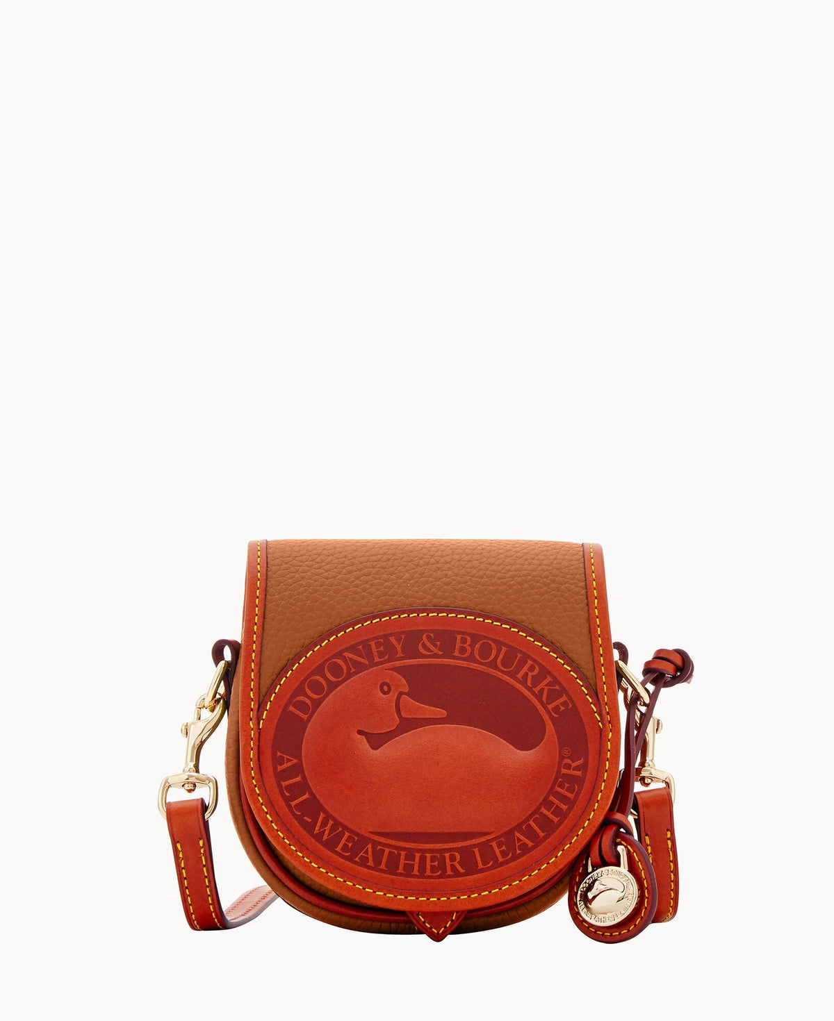 All Weather Leather 2 Duck Bag - Caramel