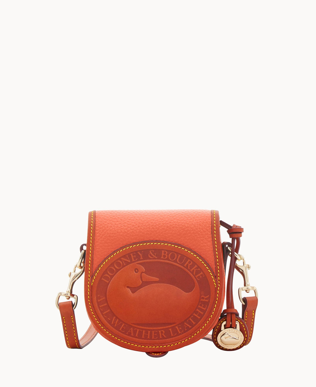 All Weather Leather 2 Duck Bag - Coral
