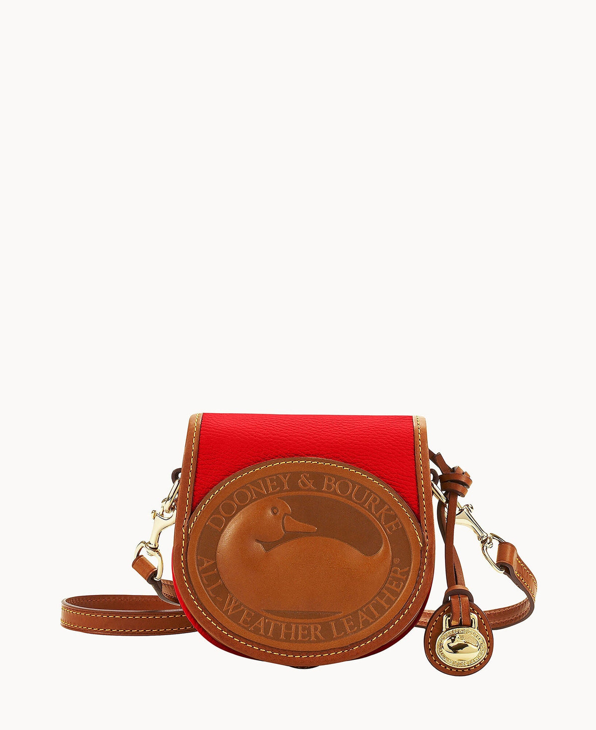 All Weather Leather 2 Duck Bag - Red