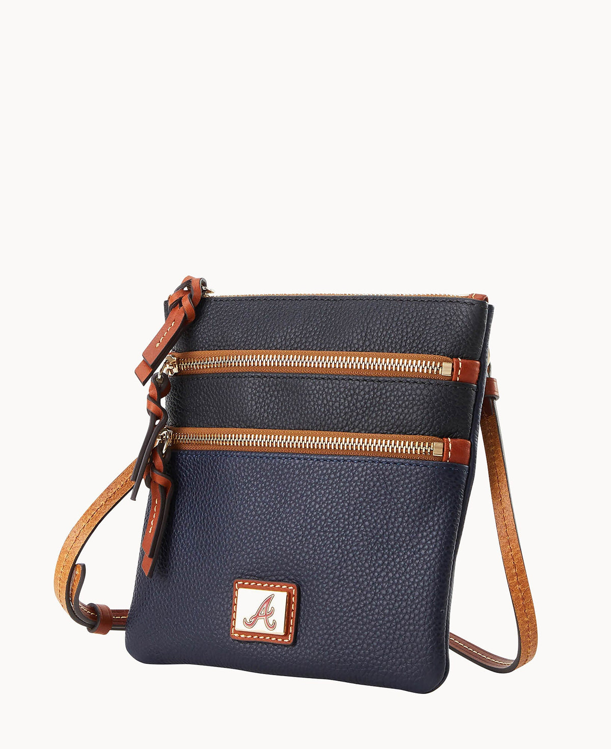 MLB Braves Triple Zip Crossbody - Image 2