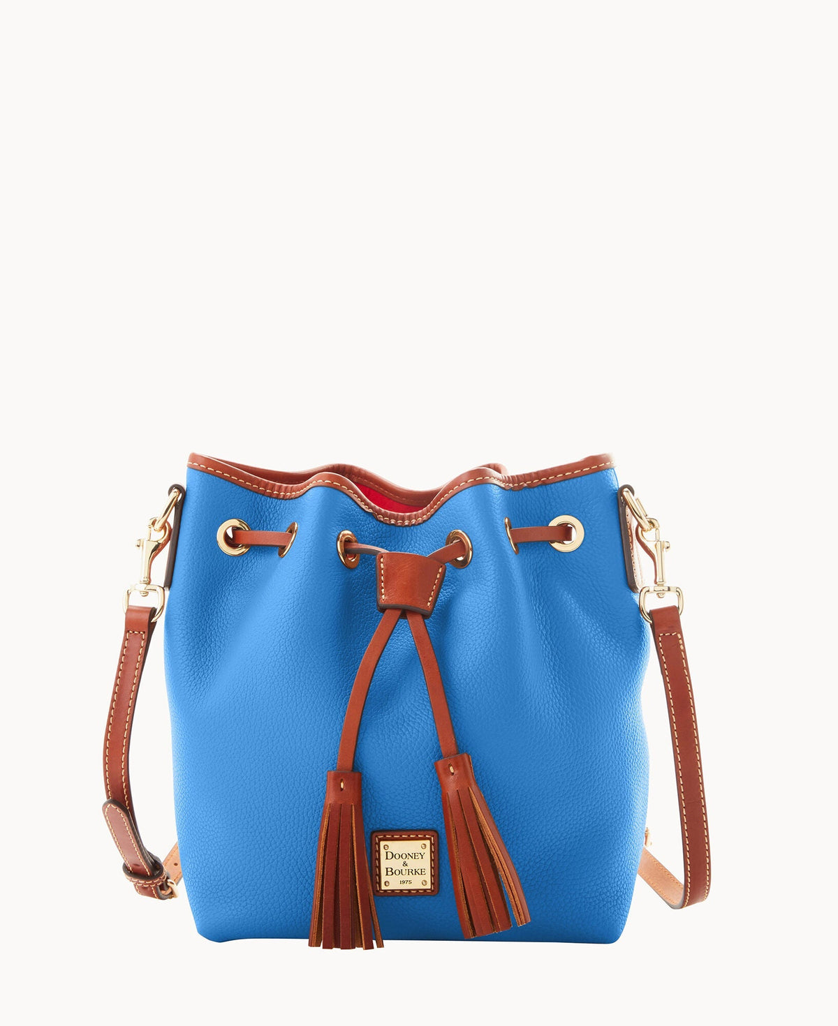 Pebble Grain Aimee Crossbody - Azure
