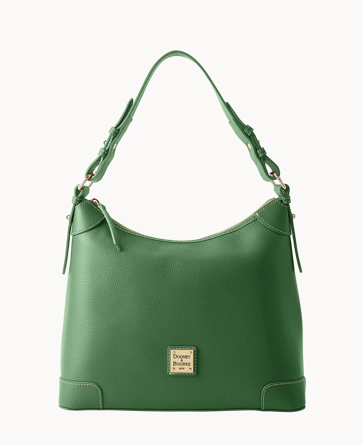 Lucca Leather Hobo - Grass