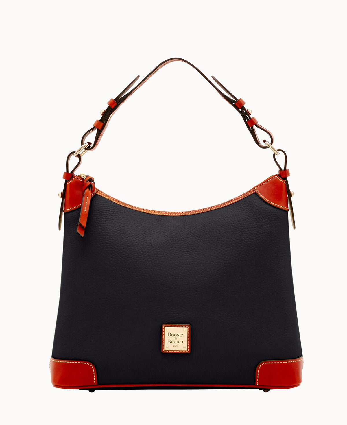 Pebble Grain Hobo - Black