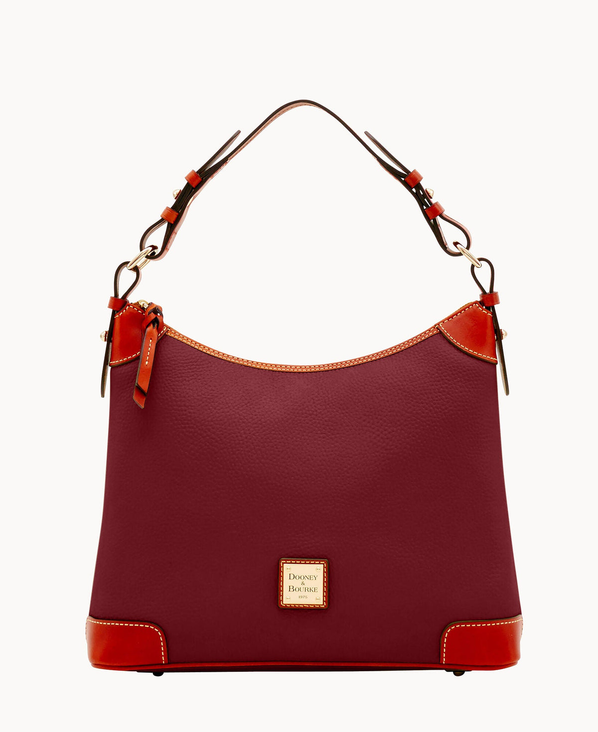Pebble Grain Hobo - Bordeaux